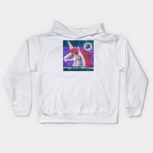 Unicorn Connection - an activated Inner Power Painting Kids Hoodie